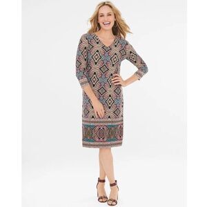Chico's Shift Dress Size 1 (8) Kaleidoscope